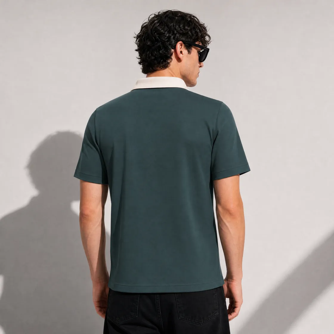 All-Over Print Men's Heavyweight Polyester Polo Shirt|210GSM