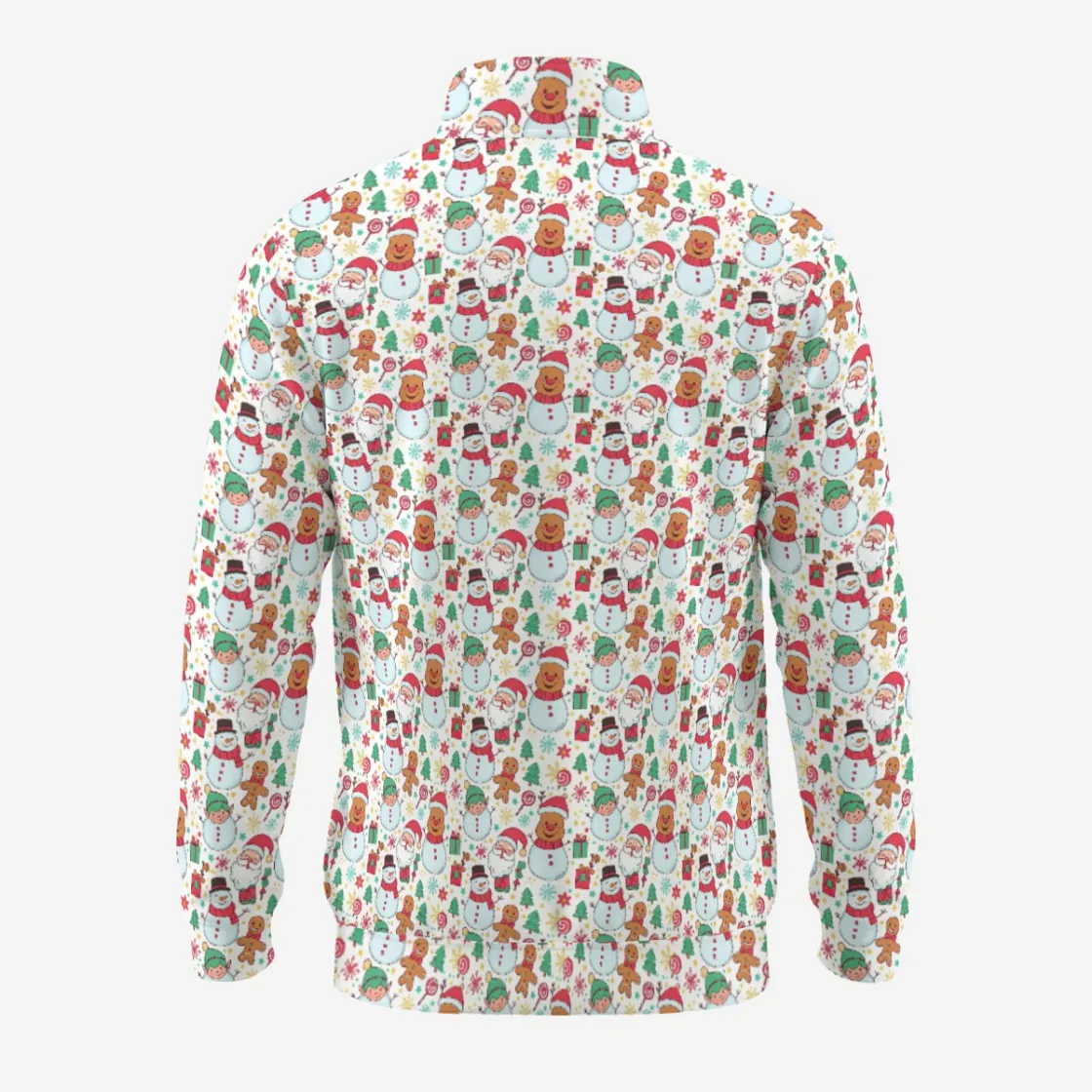 All-Over Print Men’S Half-Zip Pullover Sweatshirt