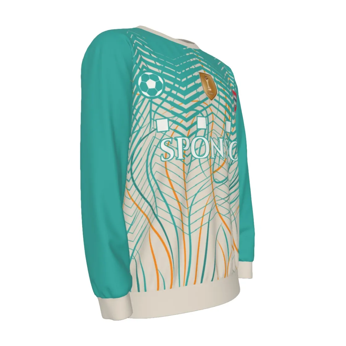 All-Over Print Men's long Sleeve T-Shirt With Dropped Shoulders  | Interlock