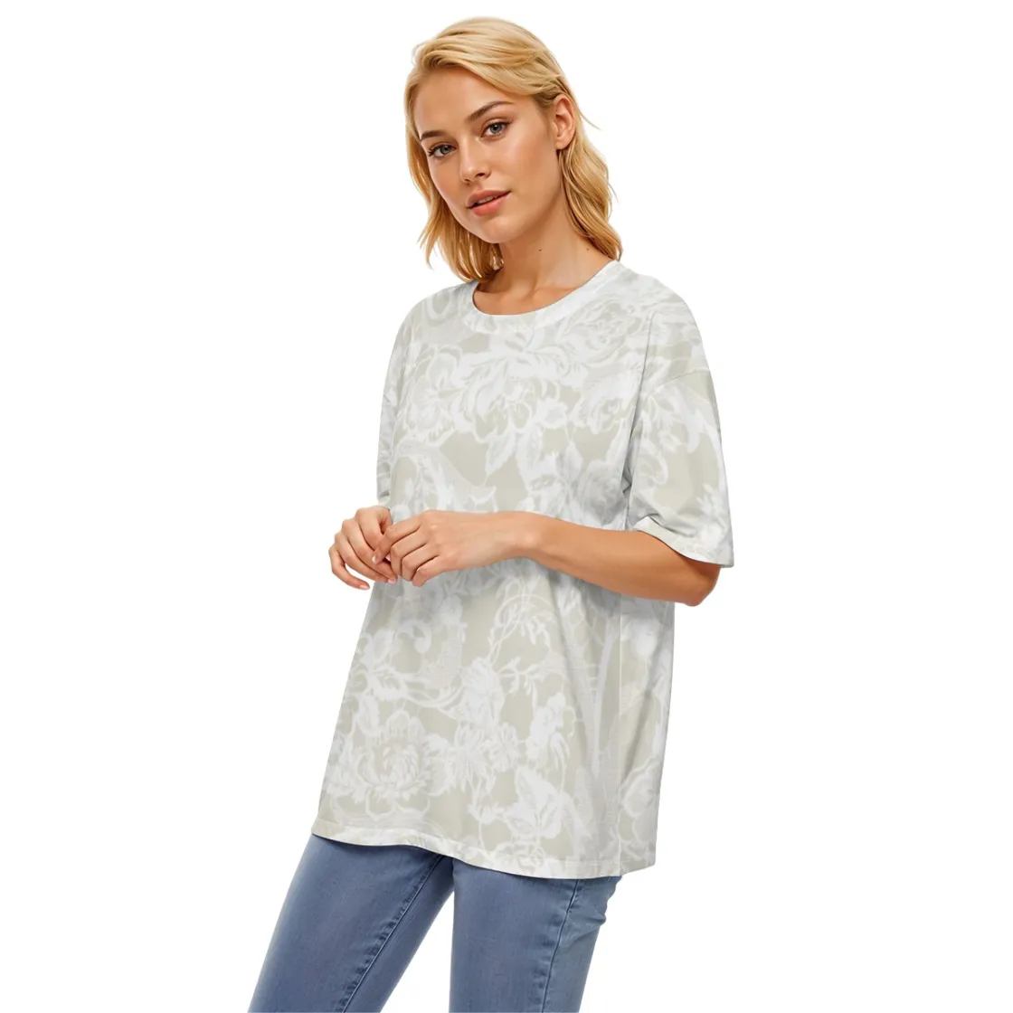 All-Over Print Women’s Oversize T-Shirt