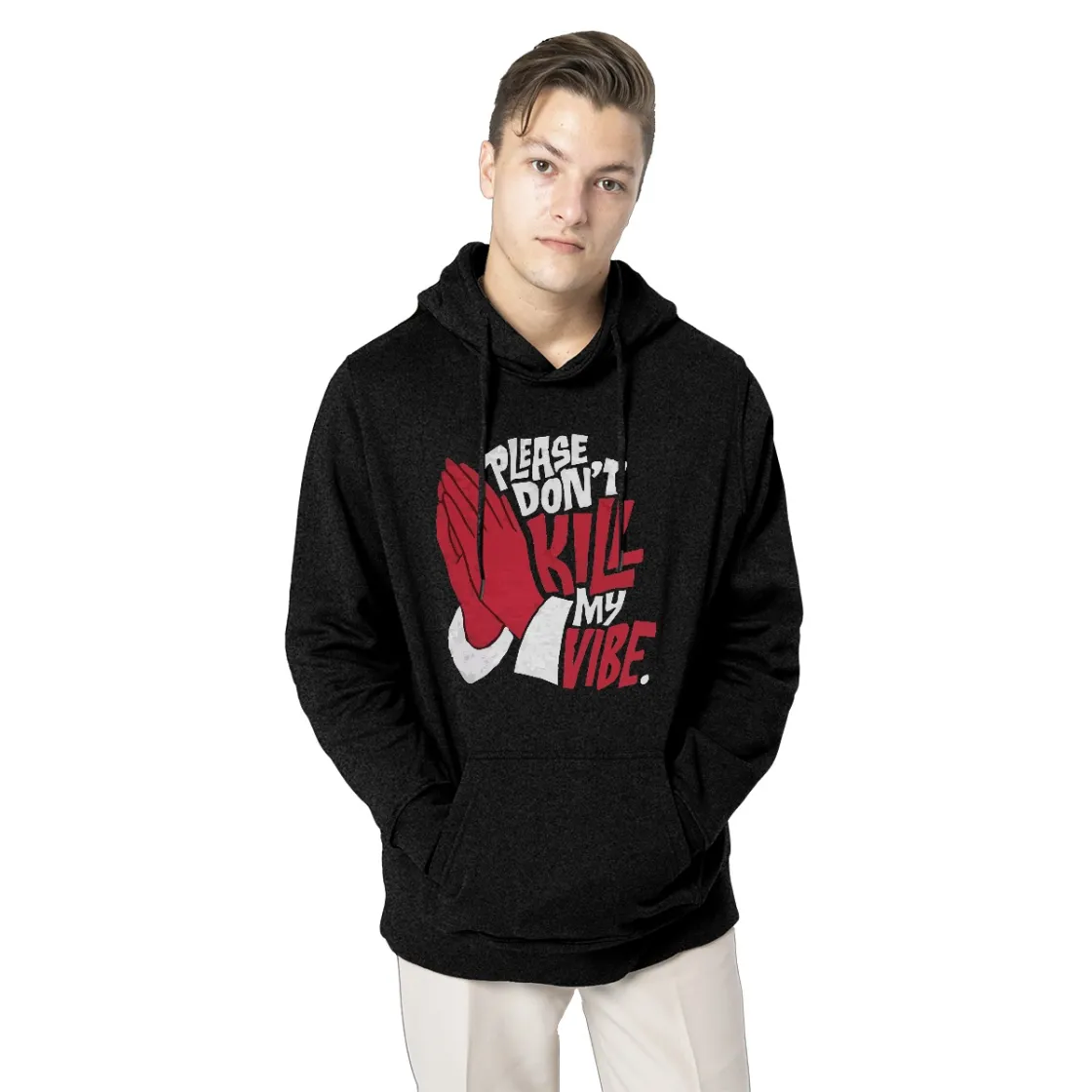 Men's Fleece Hoodie Printed in USA| 270GSM Front & Back DTF