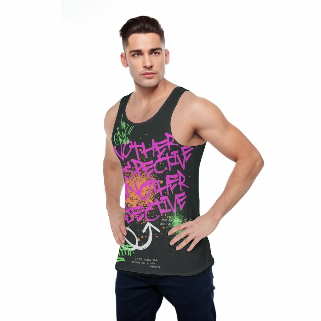 All-Over Print Men's Sports Vest