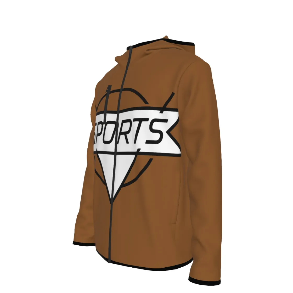 All-Over Print Men's Stylish Hoodie with Thumb Hole Design