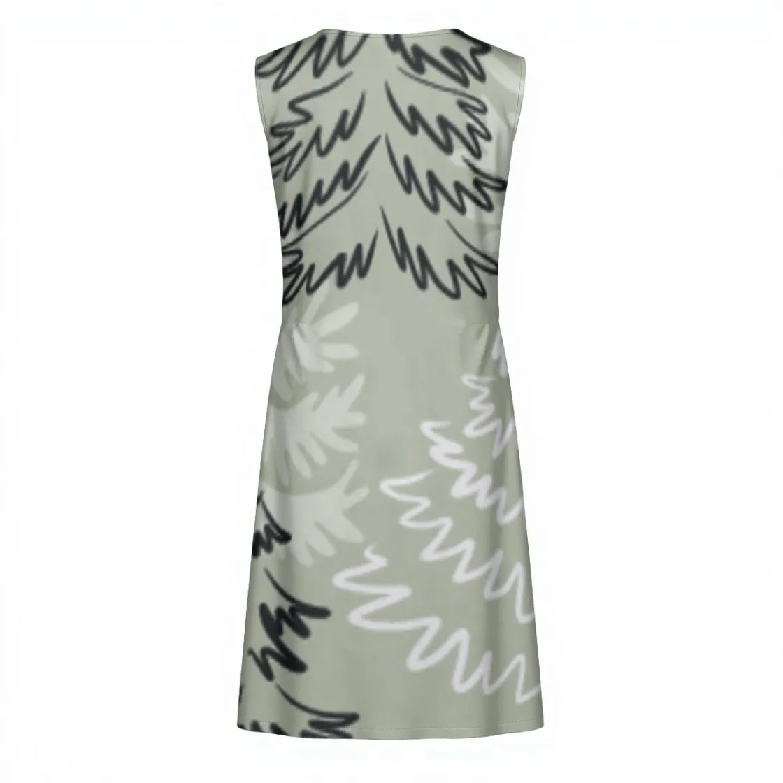 All-Over Print Women's Hoop Suspender Dress