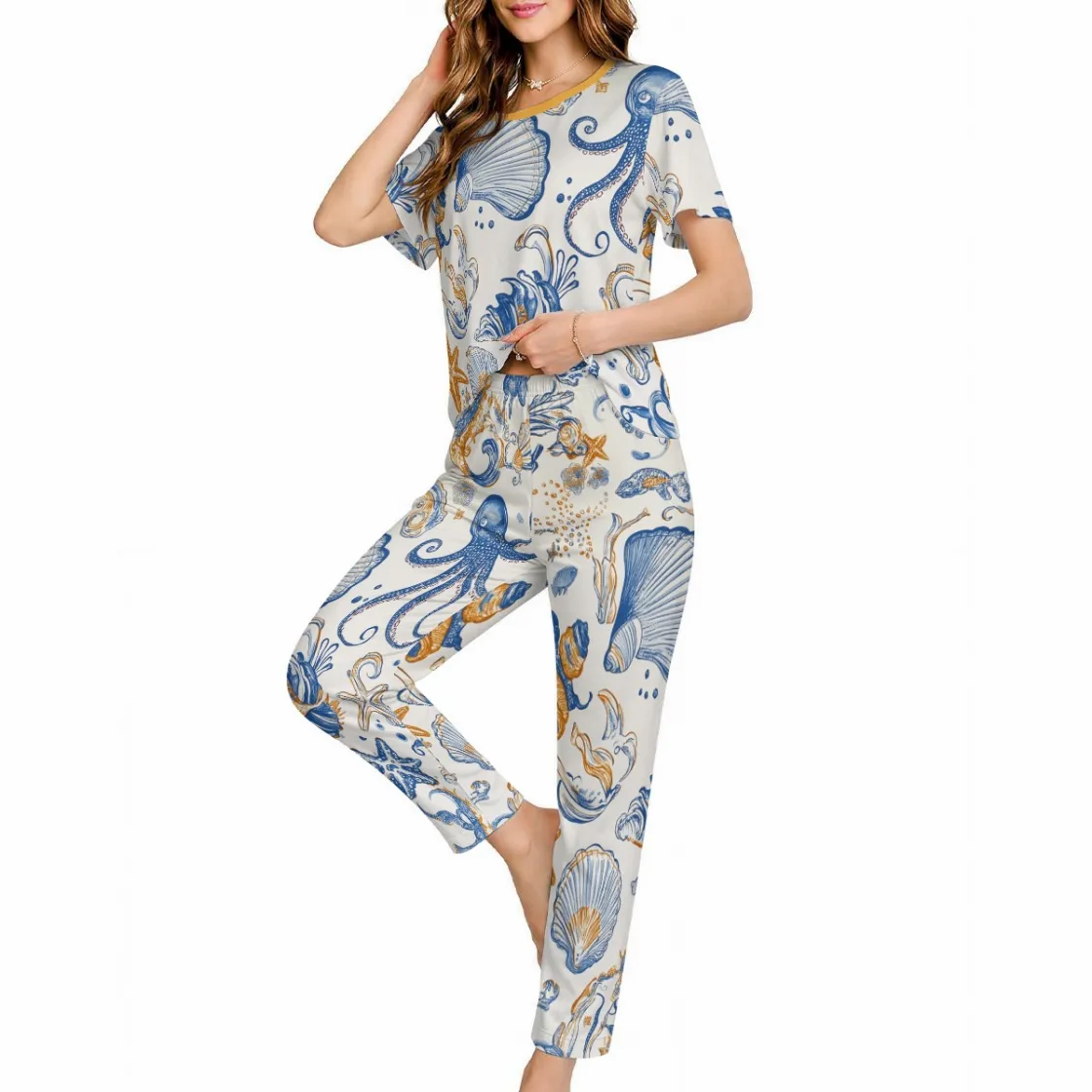All-Over Print Women’s Loungewear Set