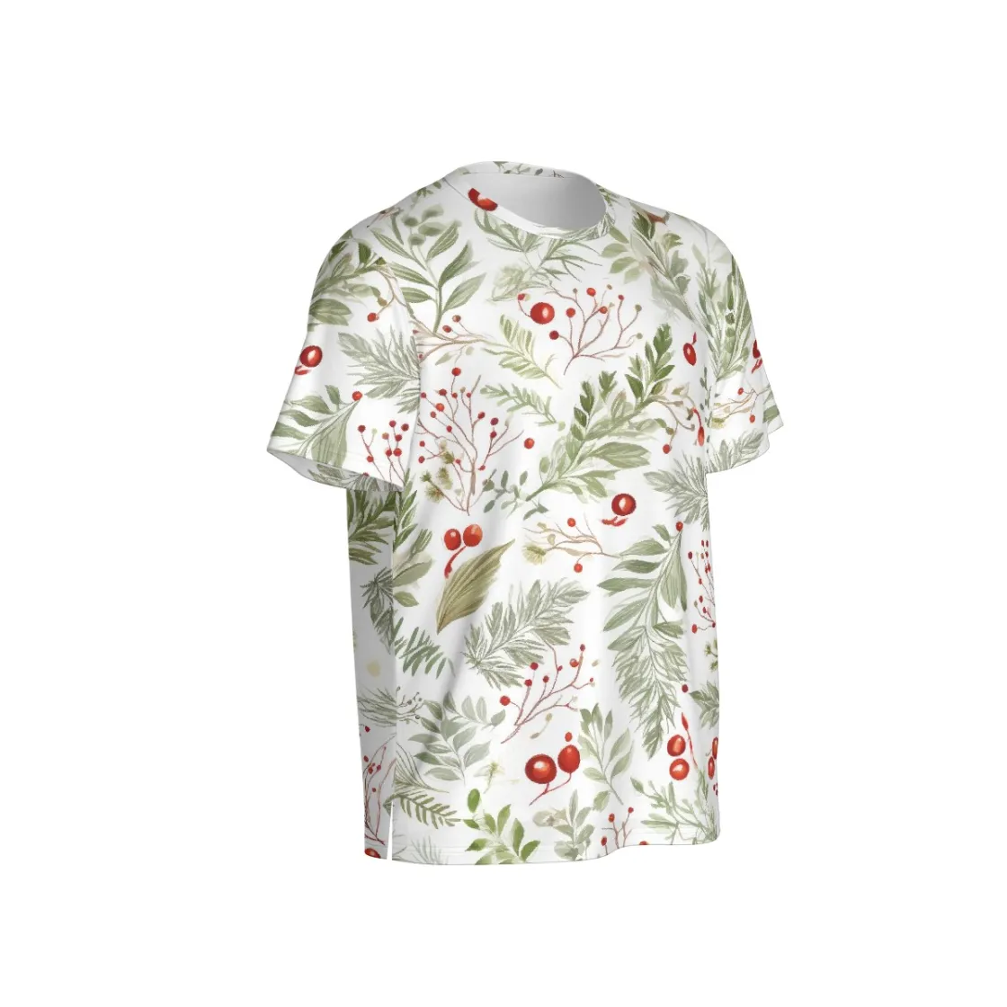 All-Over Print Men's Split Hem Sun Protection T-Shirt