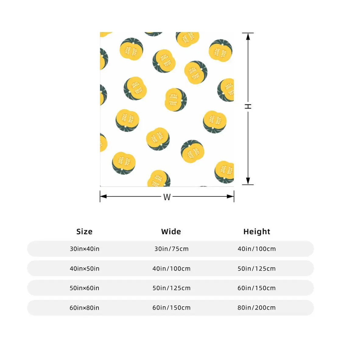 Gram Flannel Blanket - Vertical Style Printed in USA|280GSM