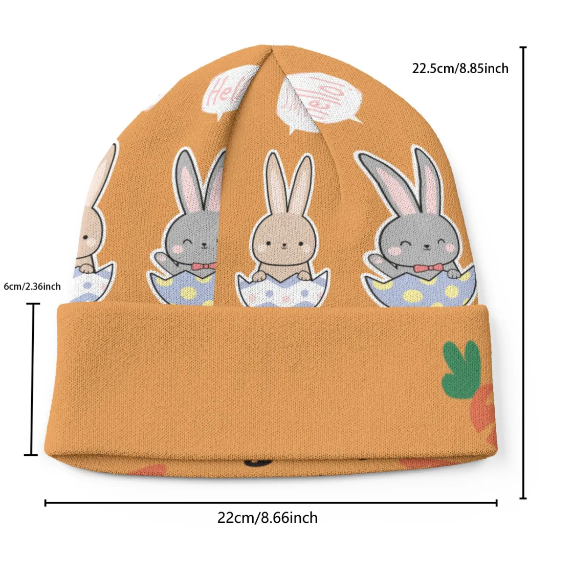 All-Over Print Knitted Hat