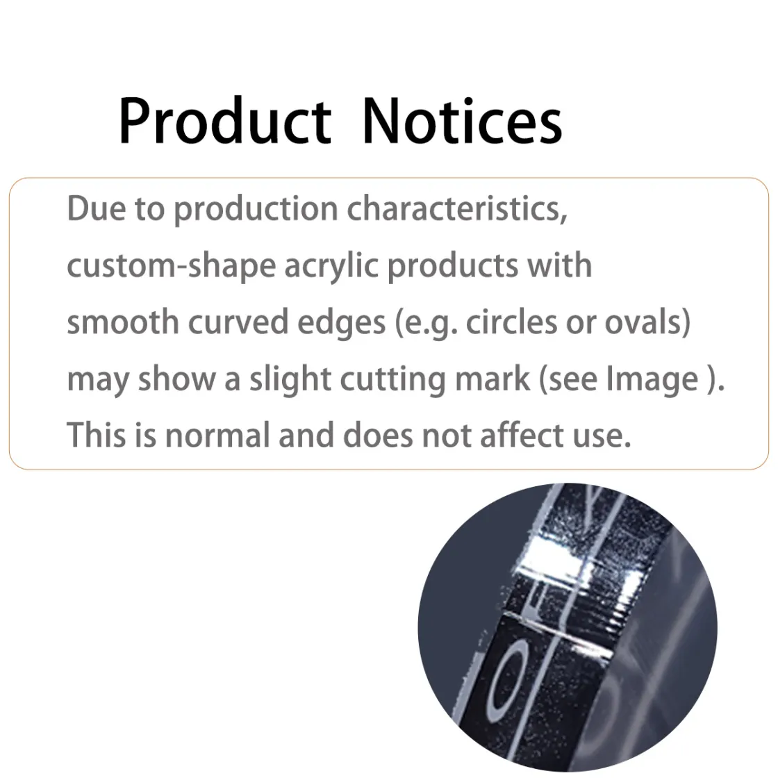 Special-shaped acrylic display stand