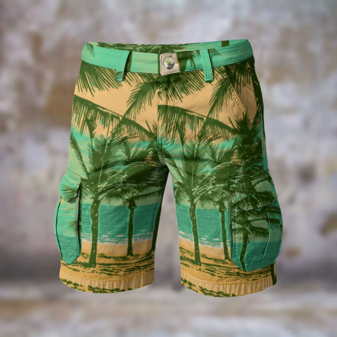 All-Over Print Men's Cargo Shorts