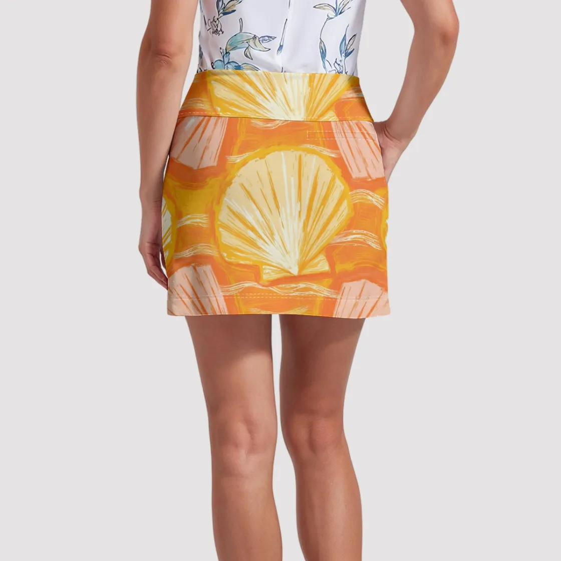 All-Over Print Women's High-Stretch Golf Skirt