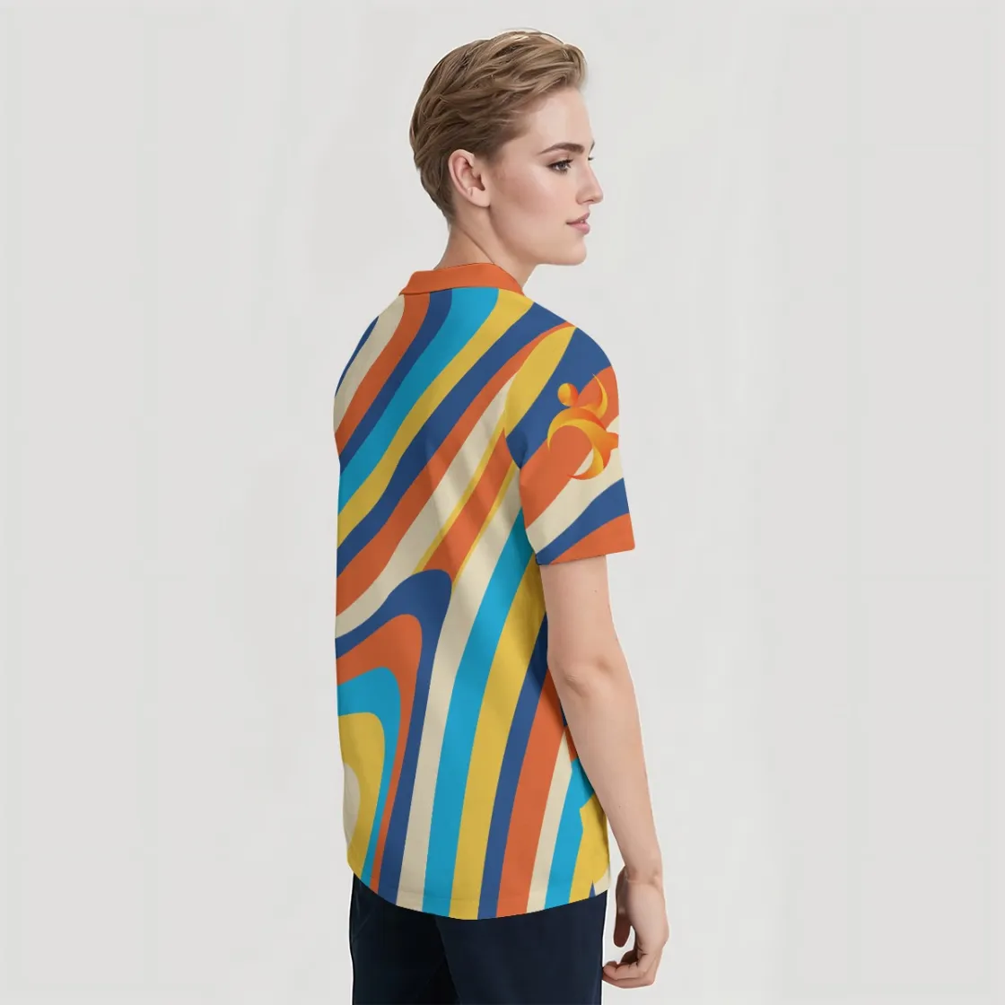 All-Over Print Women's Sports Polo Shirt