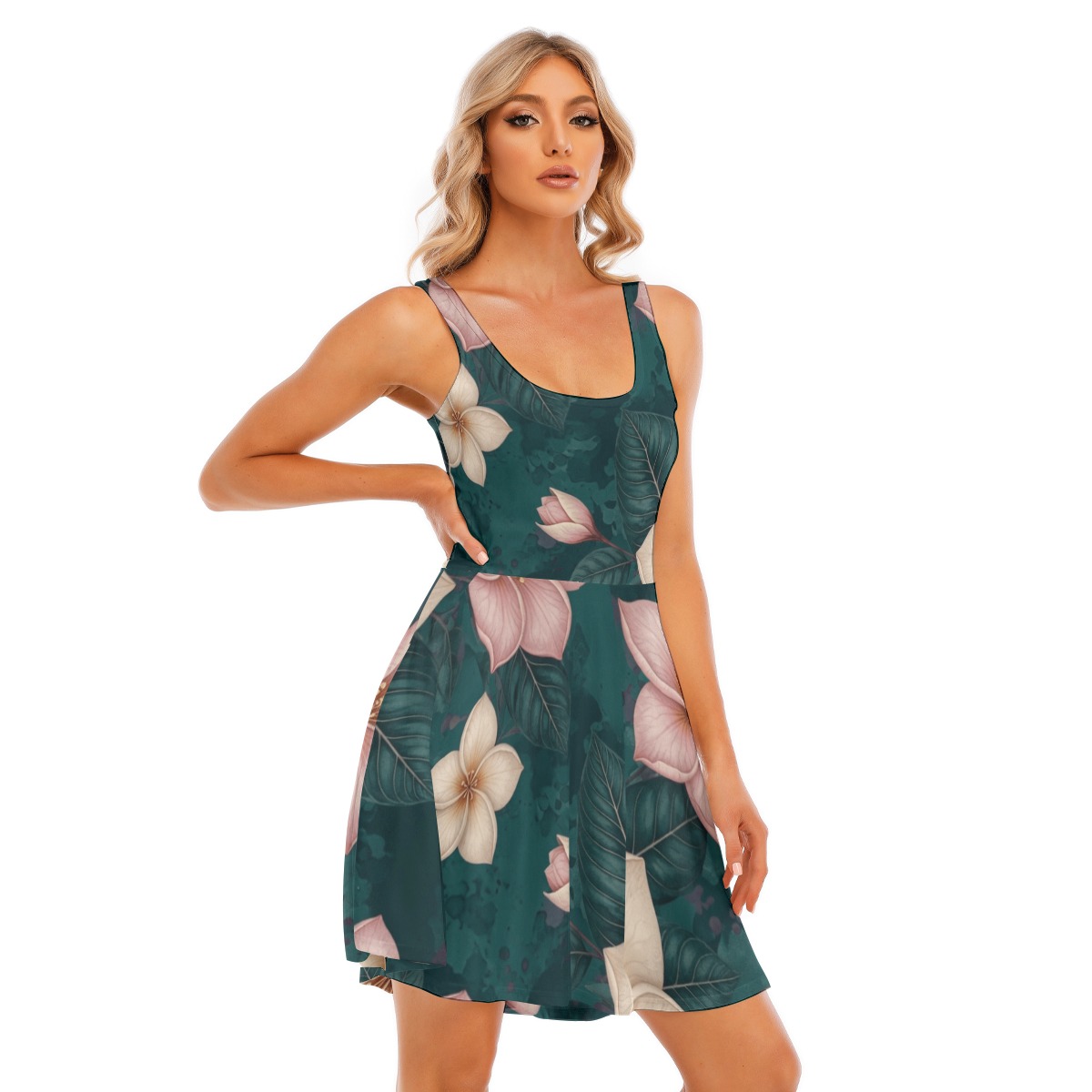 All-Over Print Women's Tank Vest Dress (P95AM)