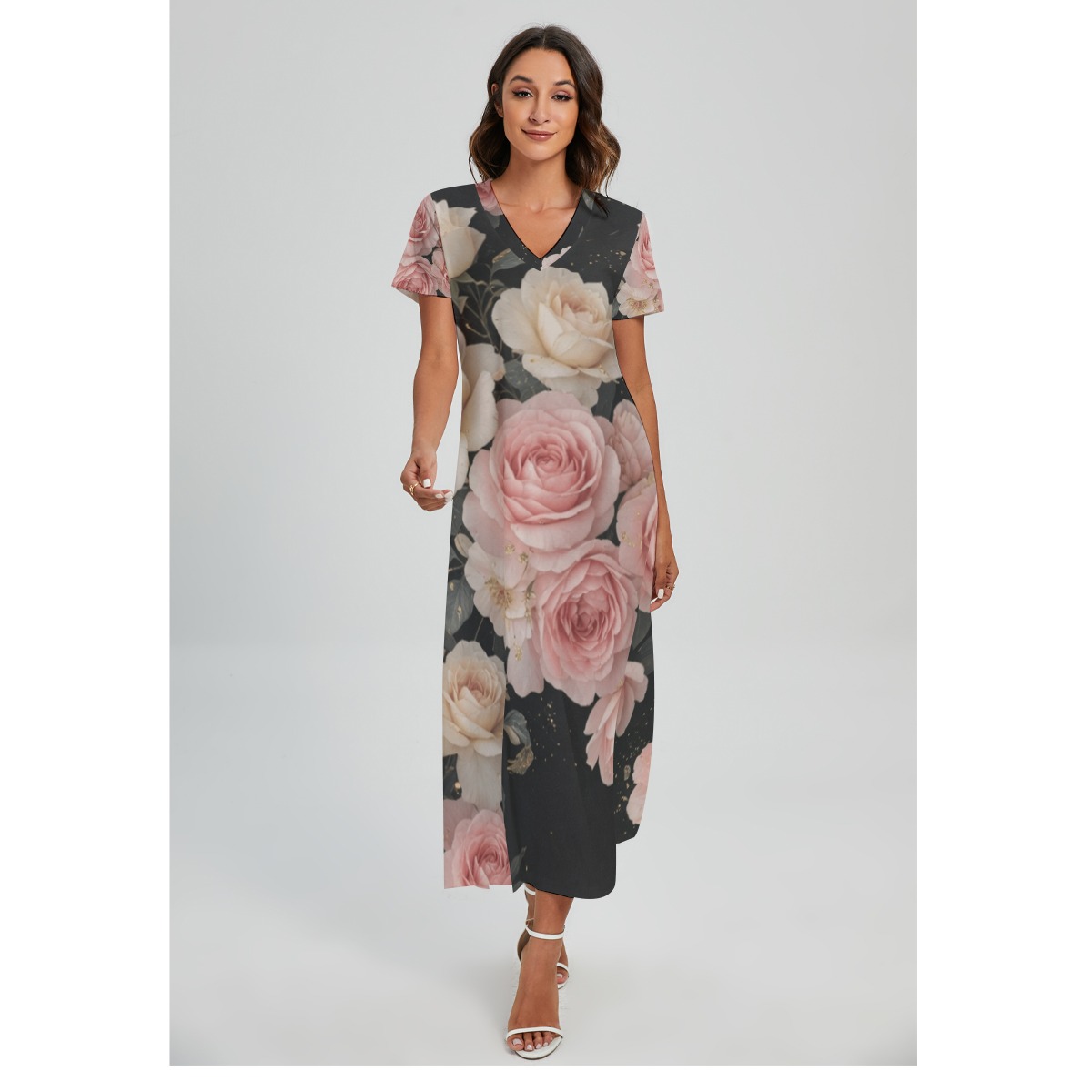 Dress with slit