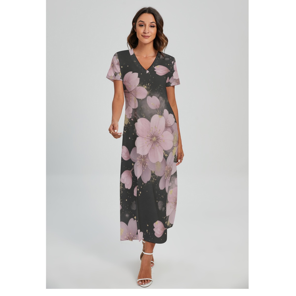Dress with slit