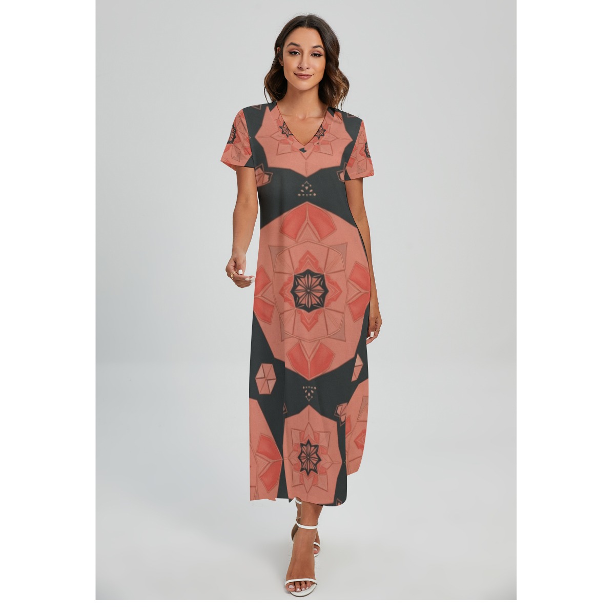 Dress with slit