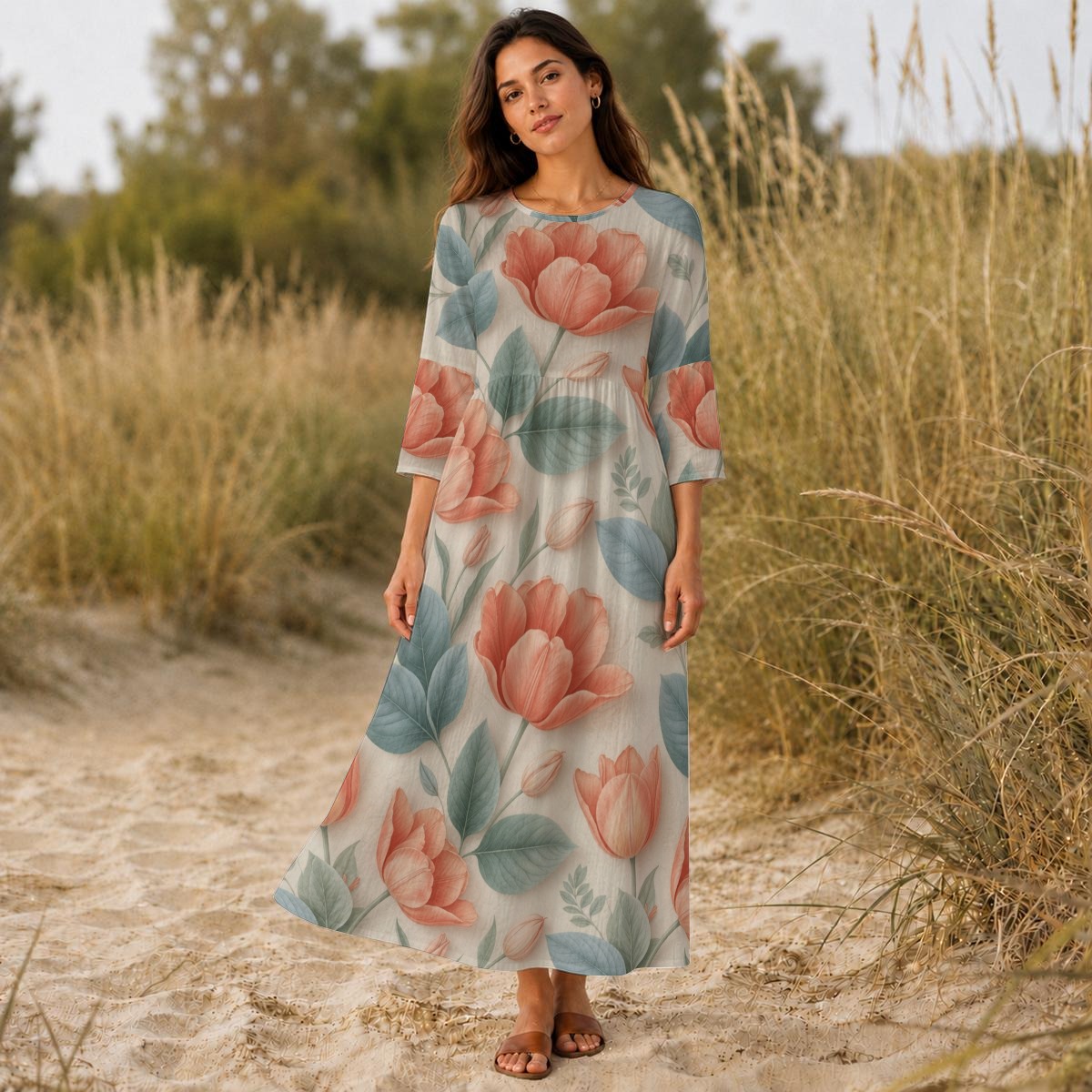 Long sleeve dress