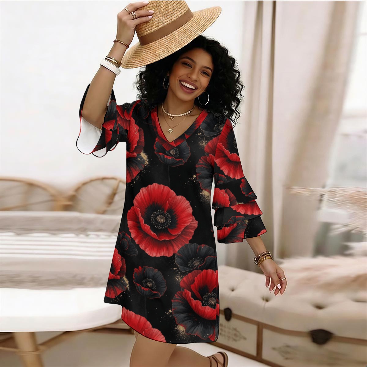 Ruffle dress