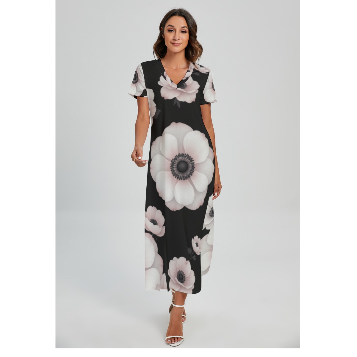 Dress with slit