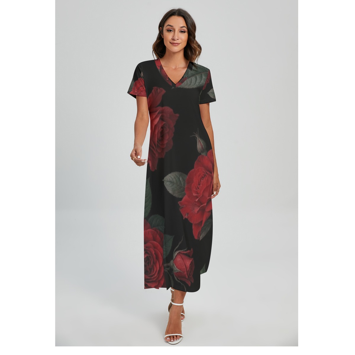 Dress with slit