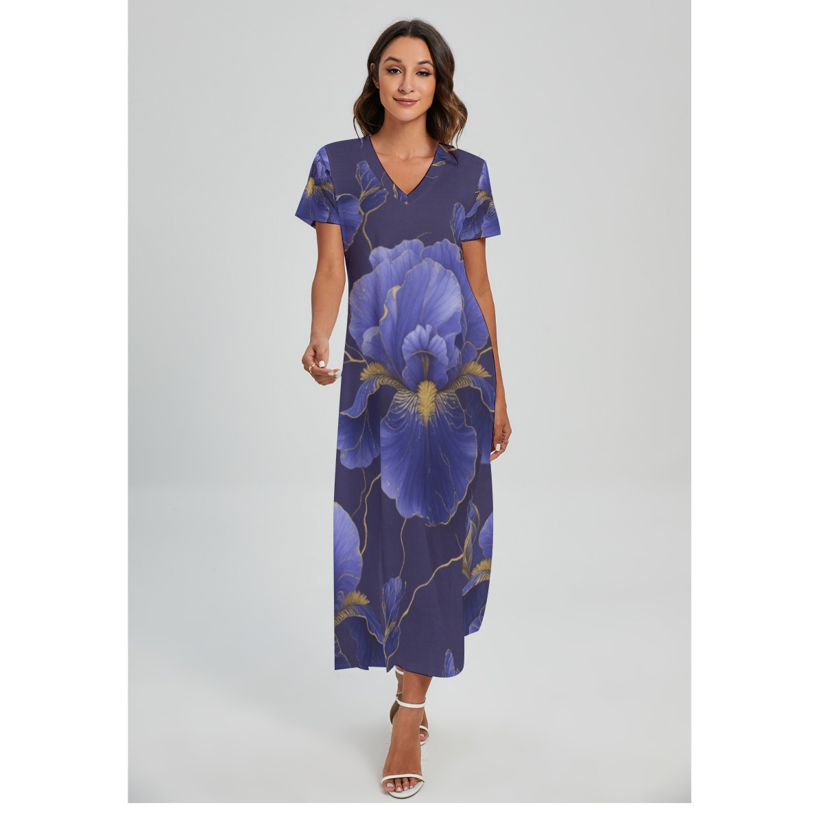 Dress with slit