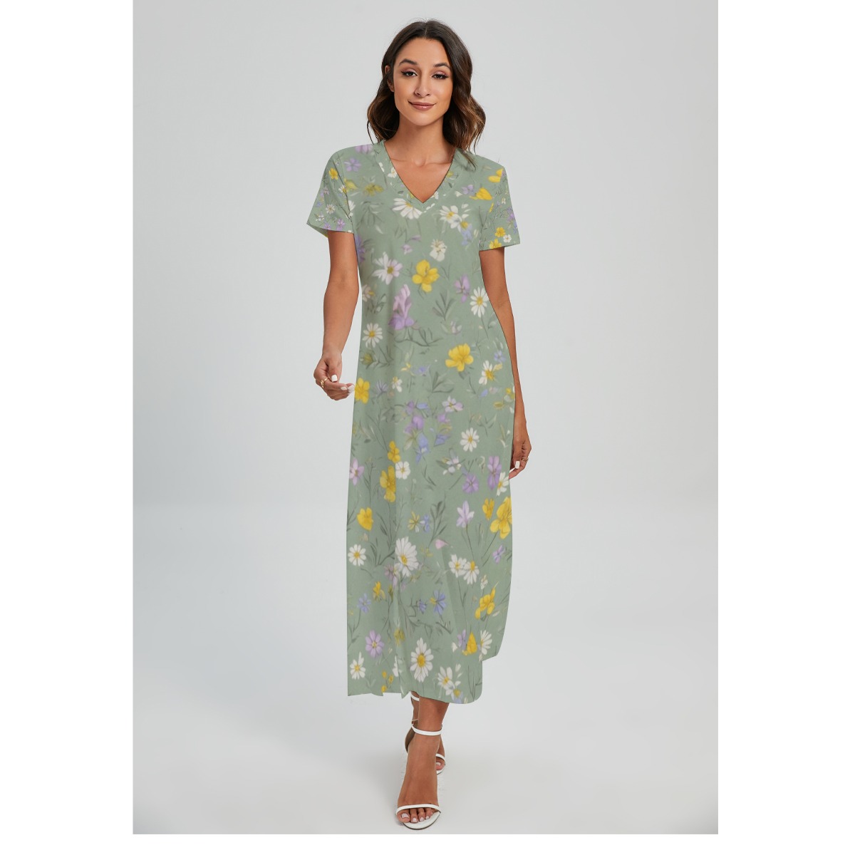 Dress with slit