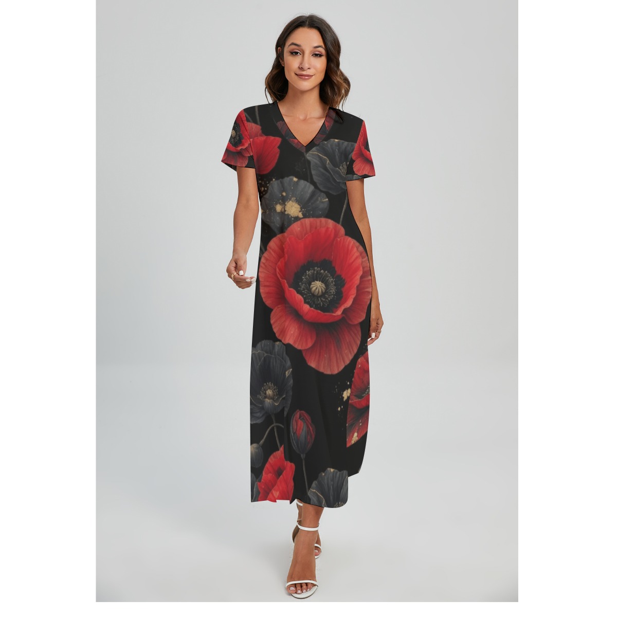 Dress with slit