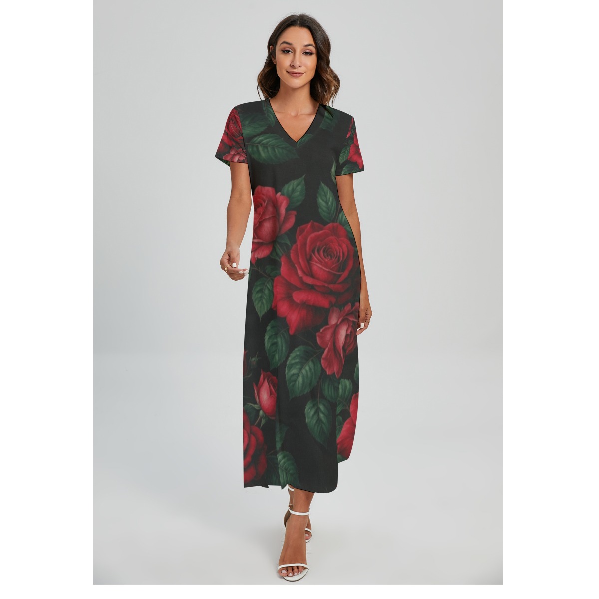 Dress with slit