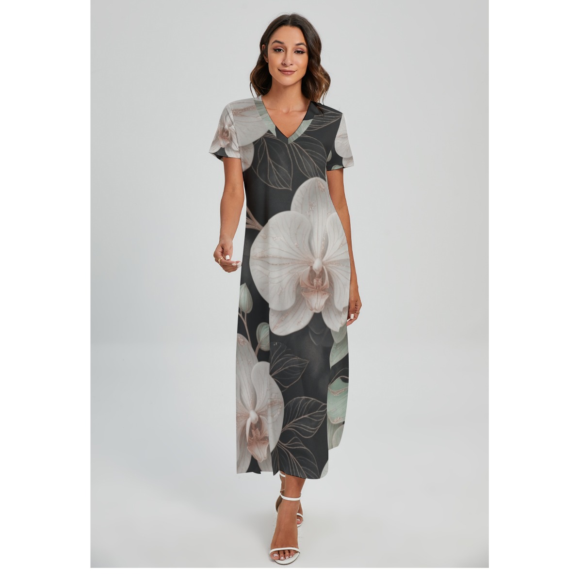Dress with slit