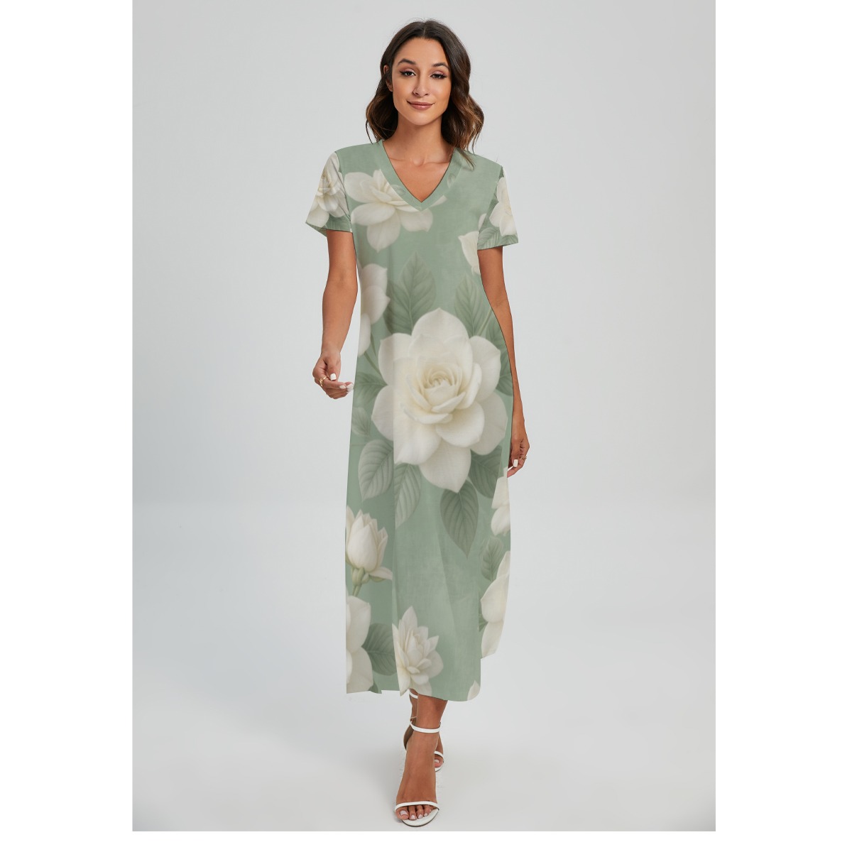 Dress with slit