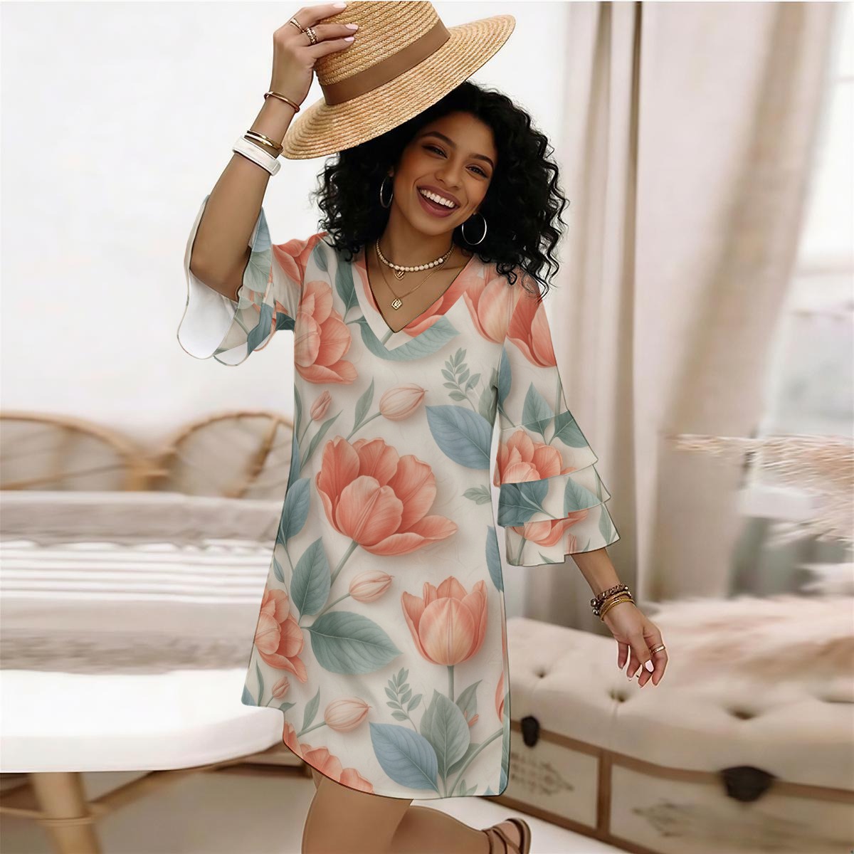 Ruffle dress