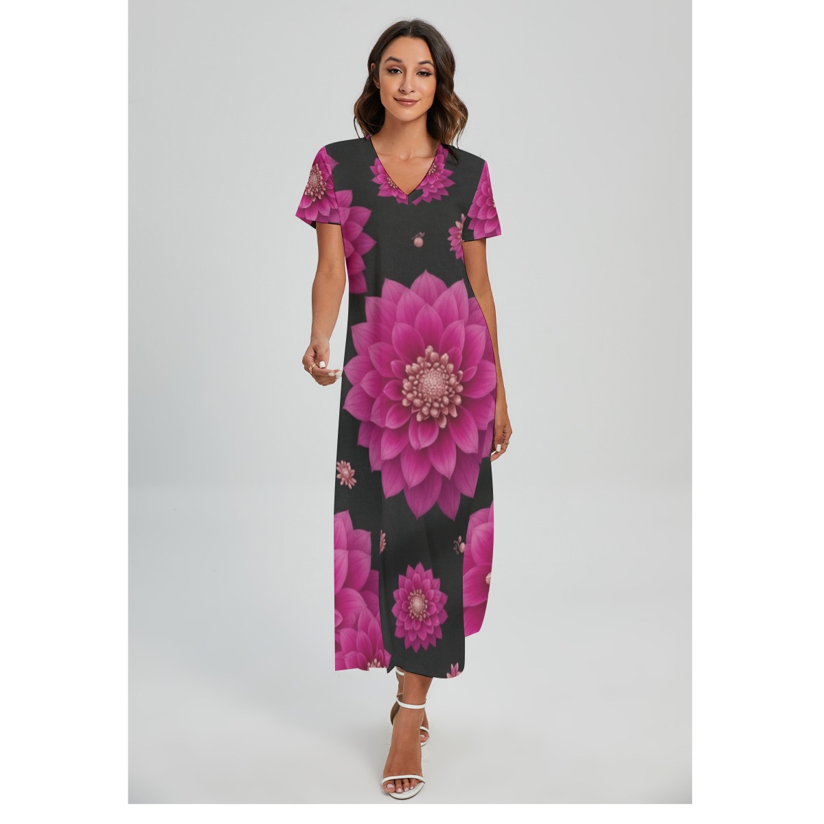 Dress with slit