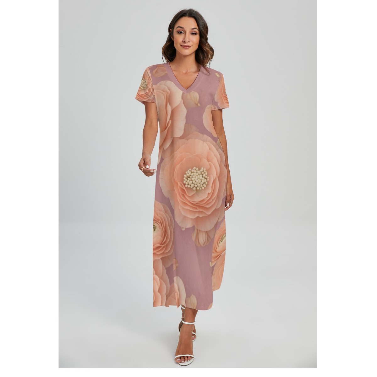 Dress with slit