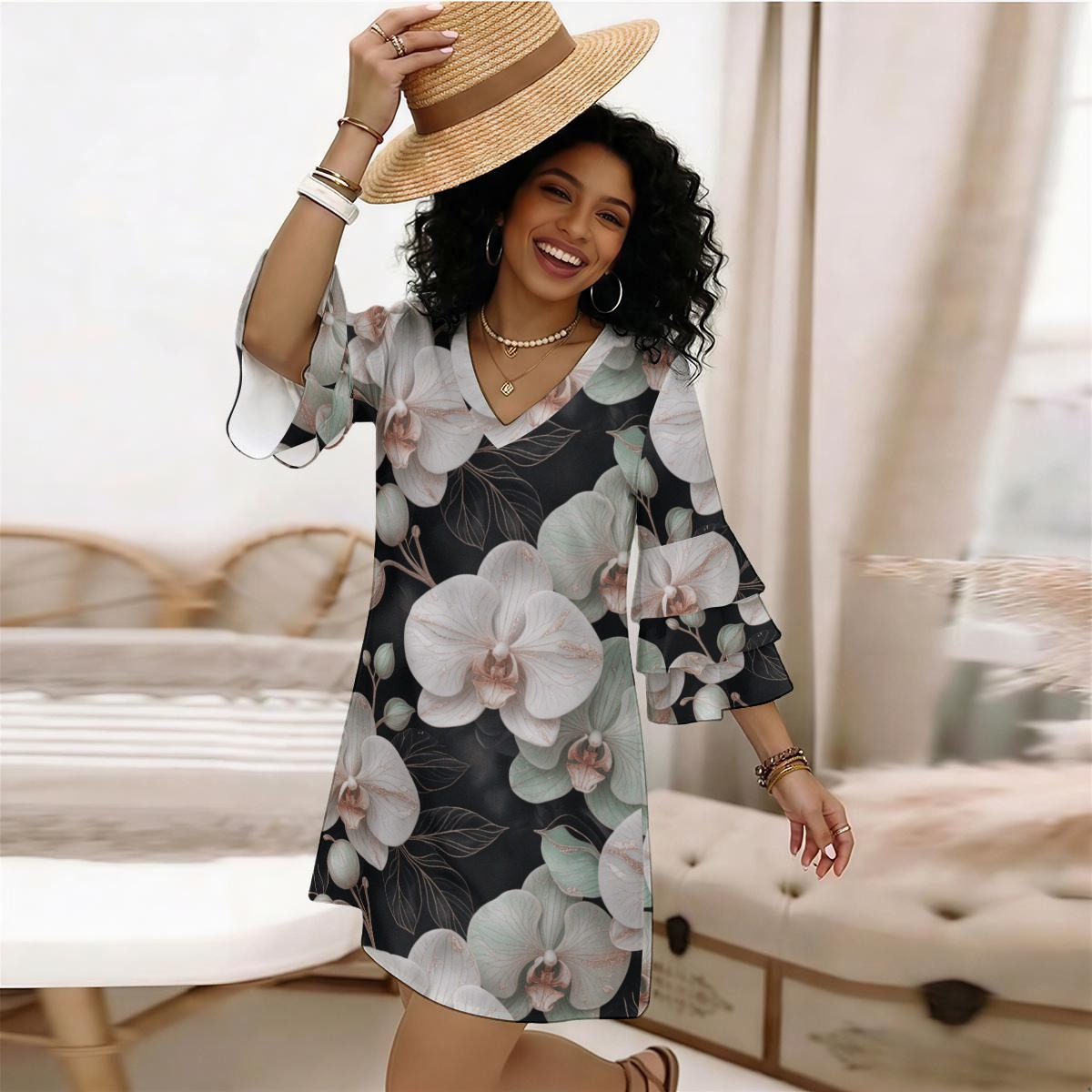 Ruffle dress