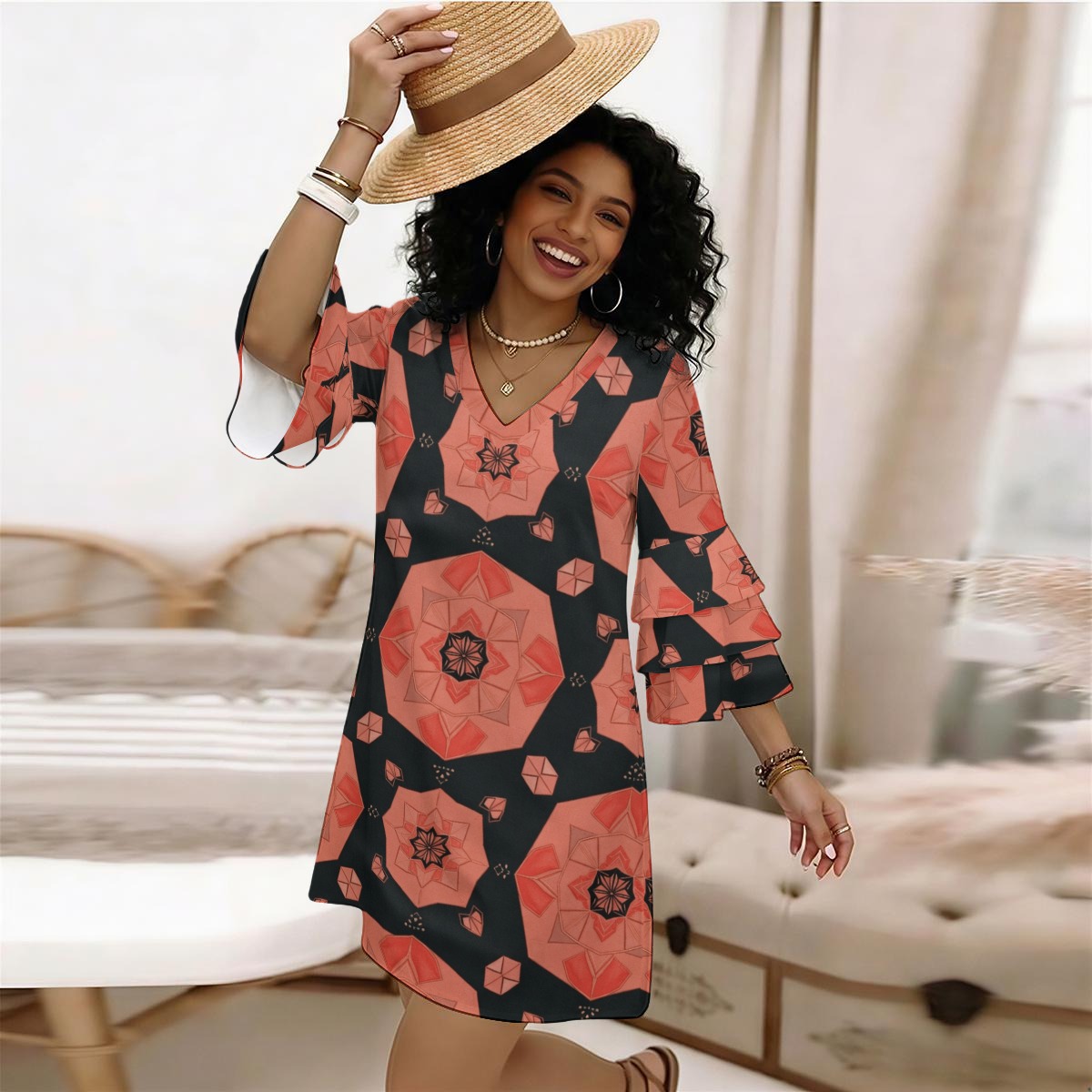 Ruffle dress