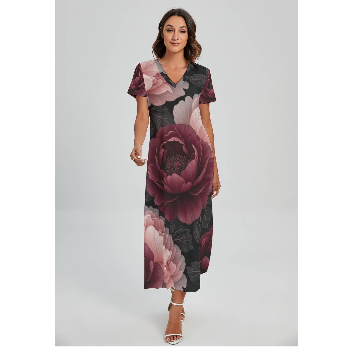 Dress with slit