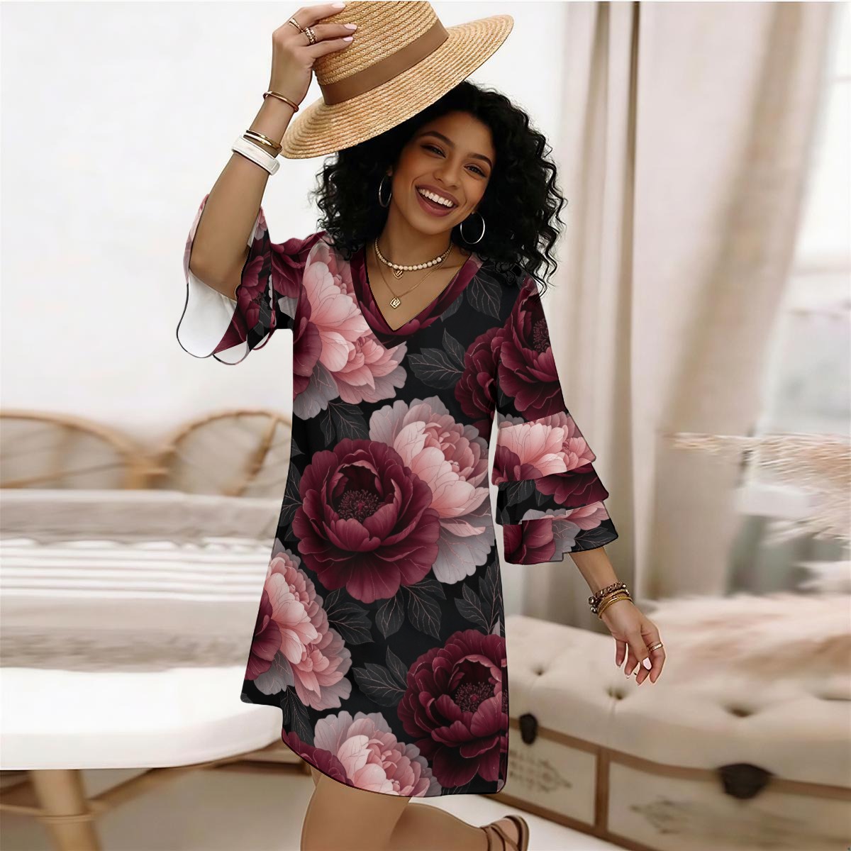 Ruffle dress