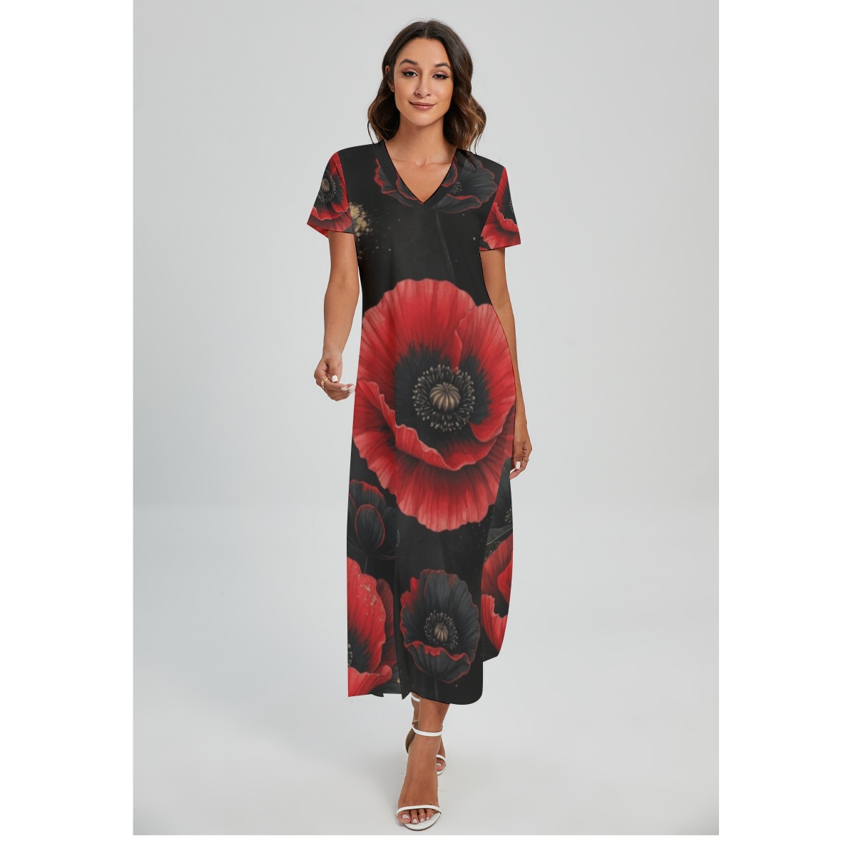 Dress with slit