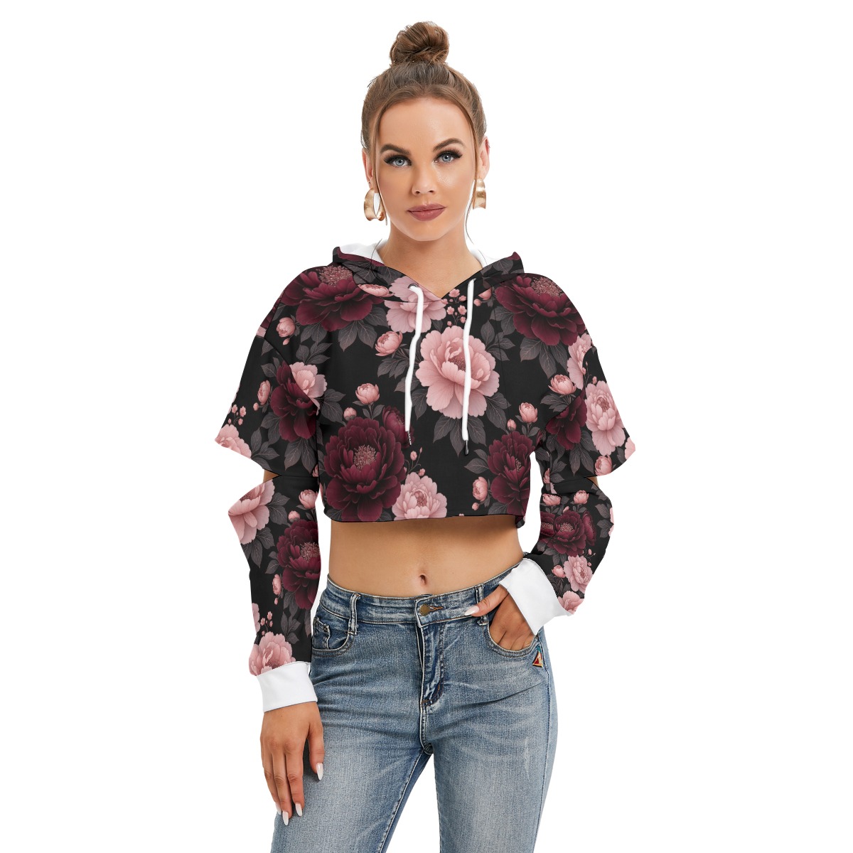 Bluza z kapturem ocieplana
