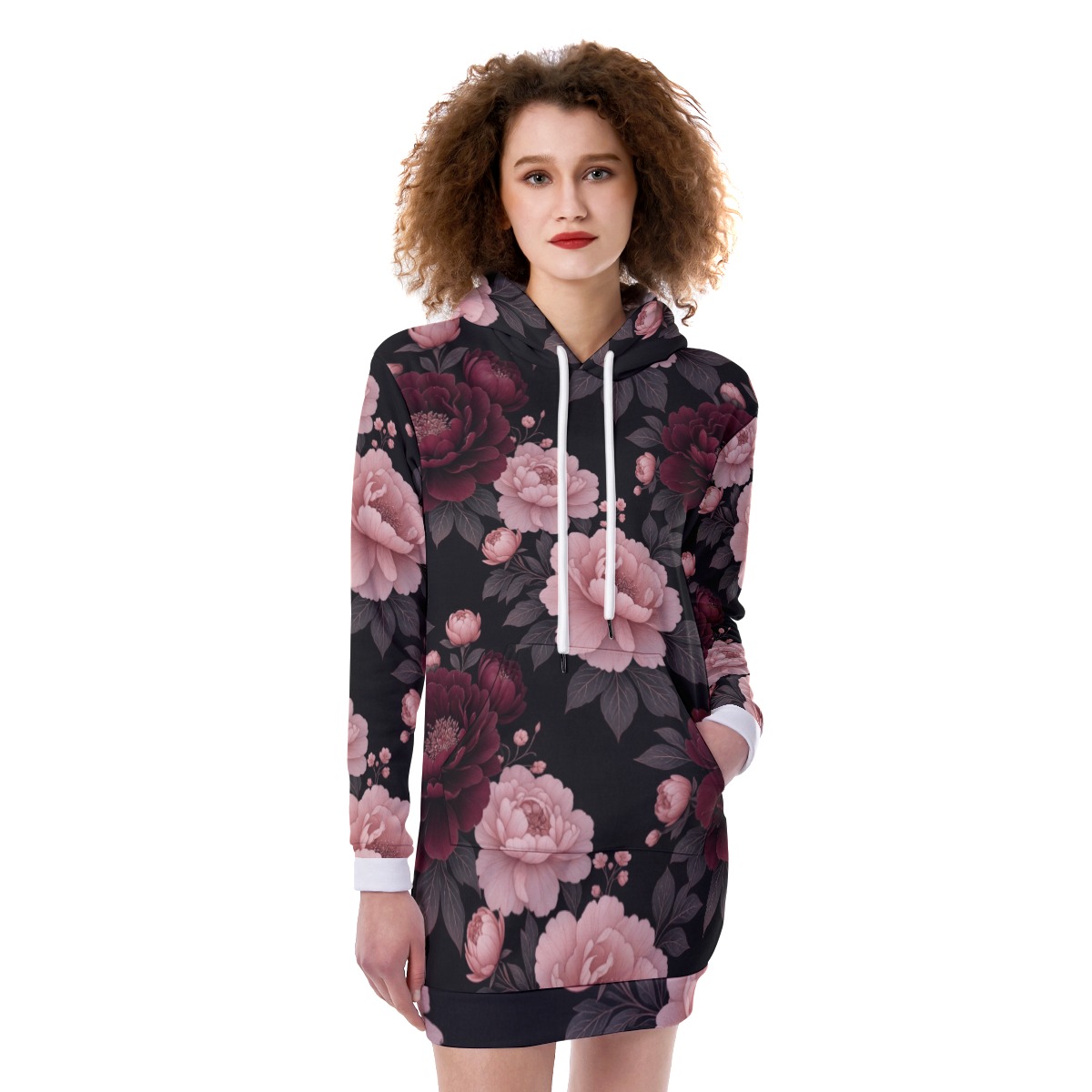 Bluza z kapturem ocieplana