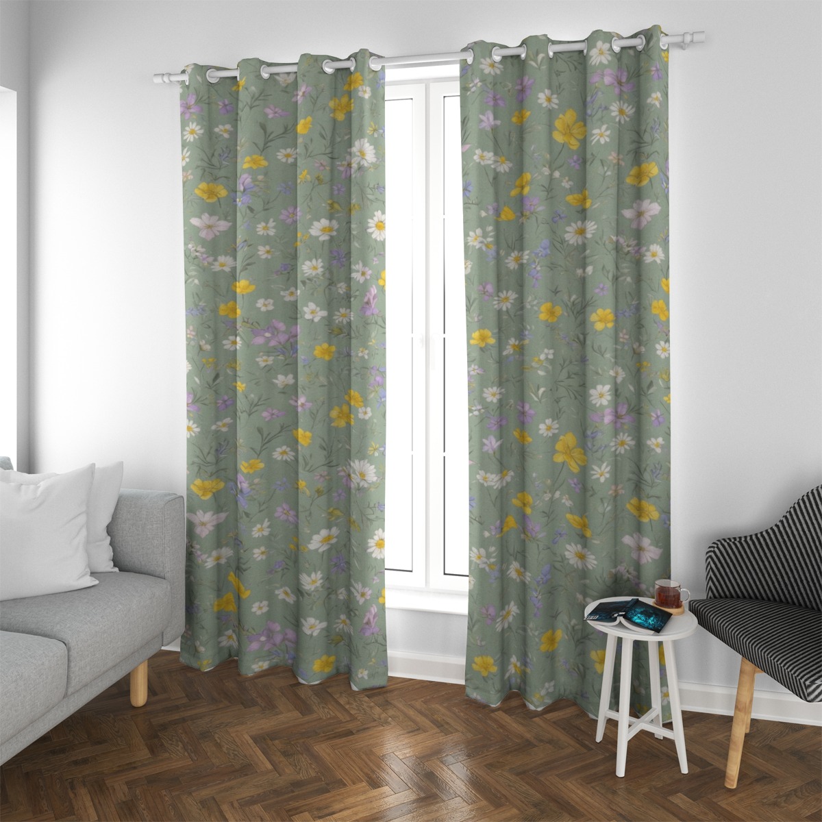 Grommet curtain