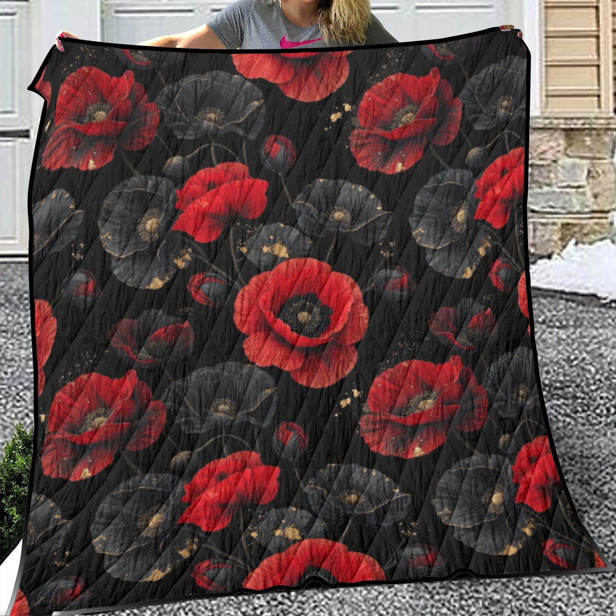 Lightweight & Breathable Quilt With Edge-wrapping Strips (P9NR7)