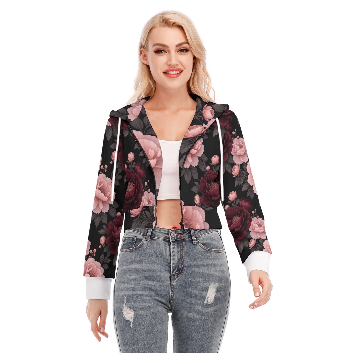 Bluza rozpinana z kapturem