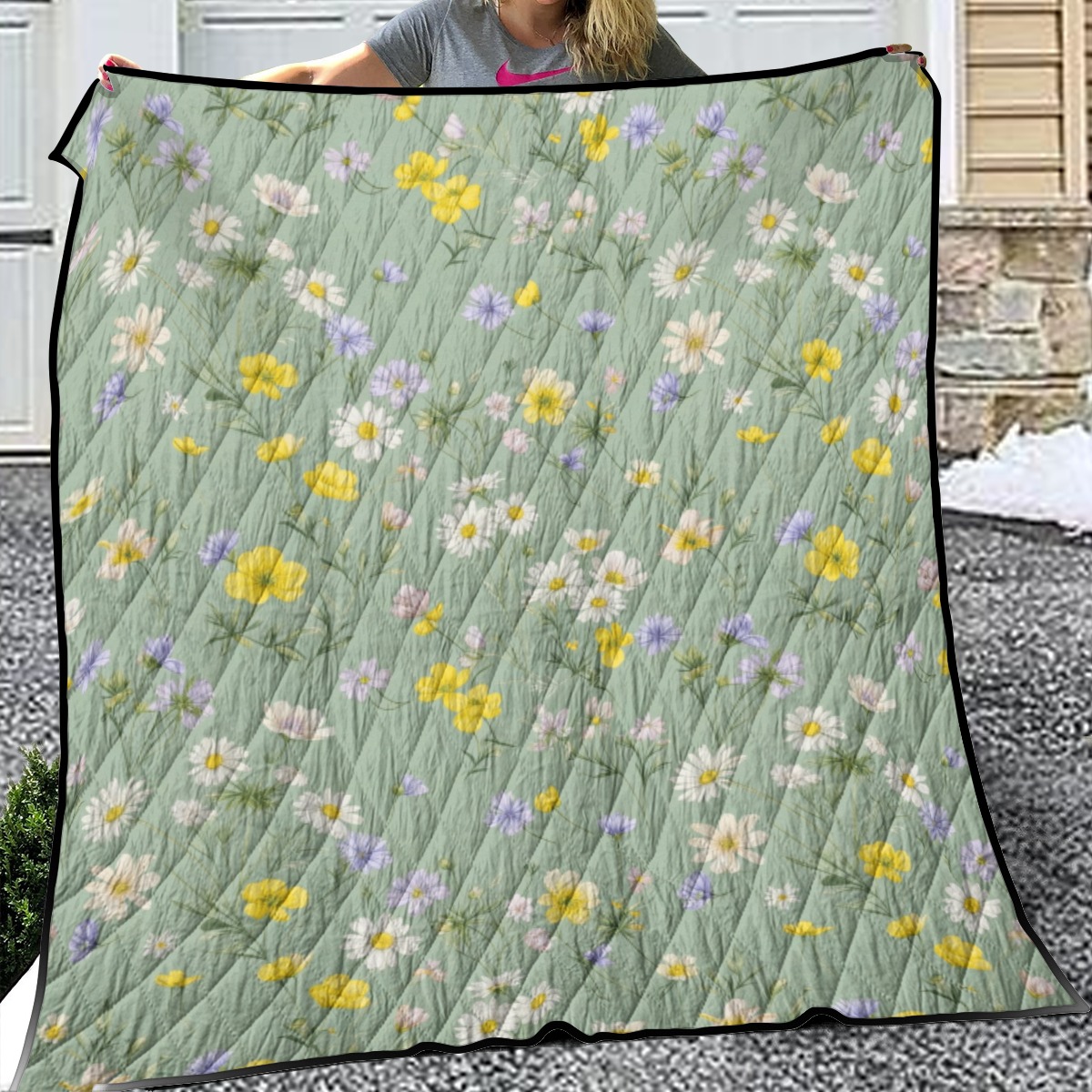 Lightweight & Breathable Quilt With Edge-wrapping Strips (P9NYN)