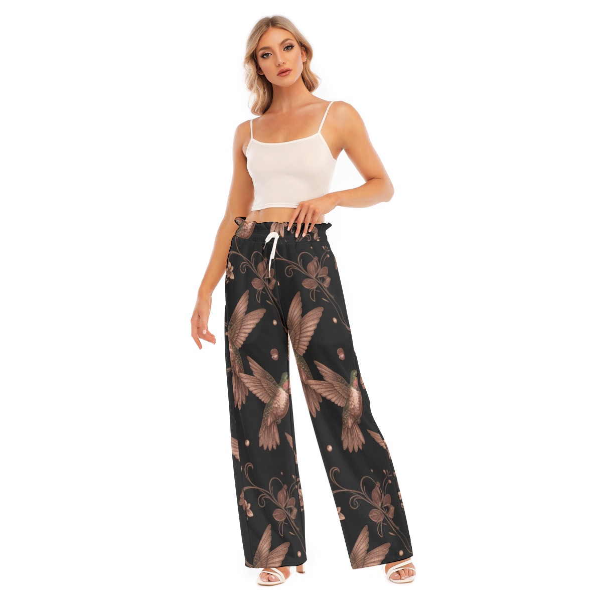 Wide-leg trousers