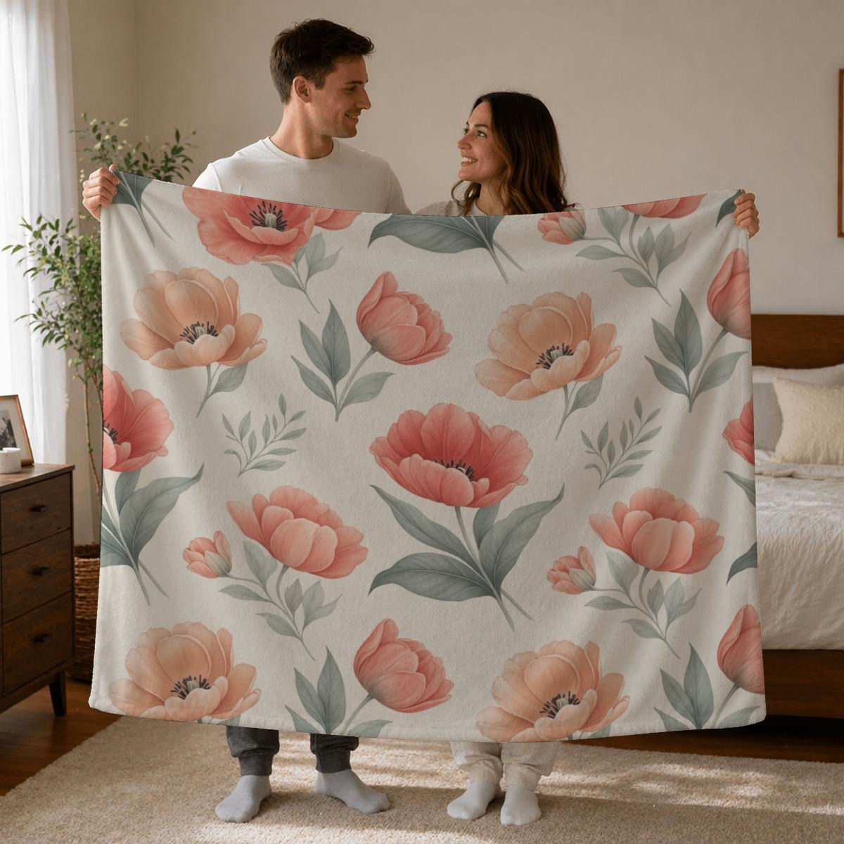 Koc flanelowy