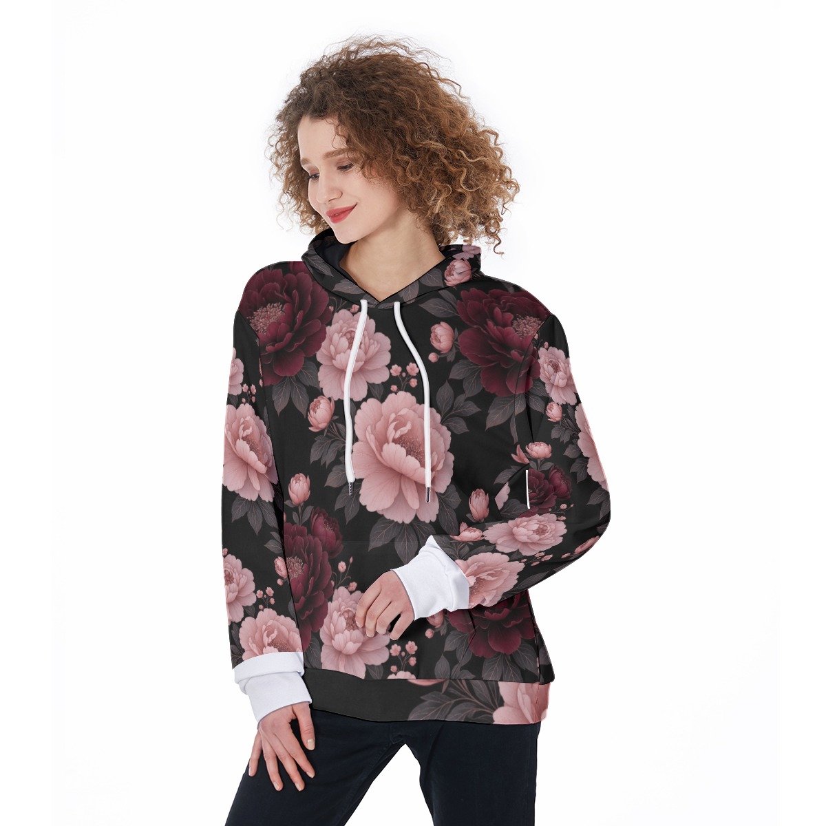 Bluza z kapturem ocieplana