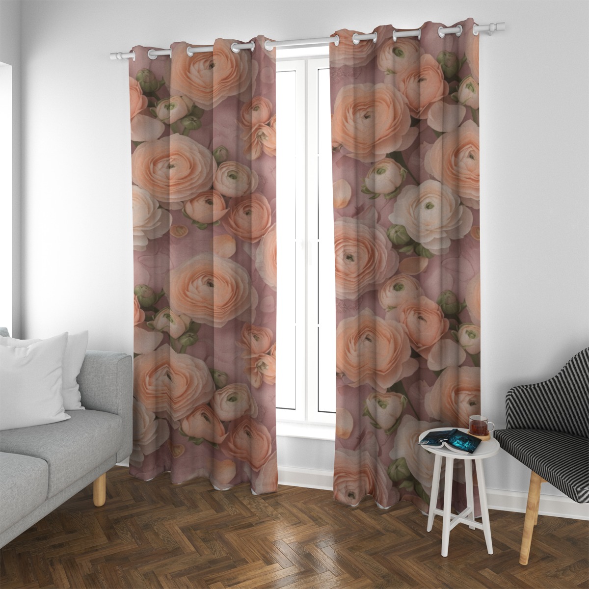 Grommet curtain