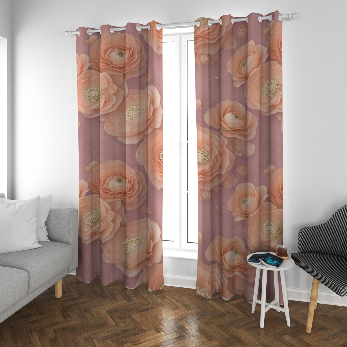 Grommet curtain