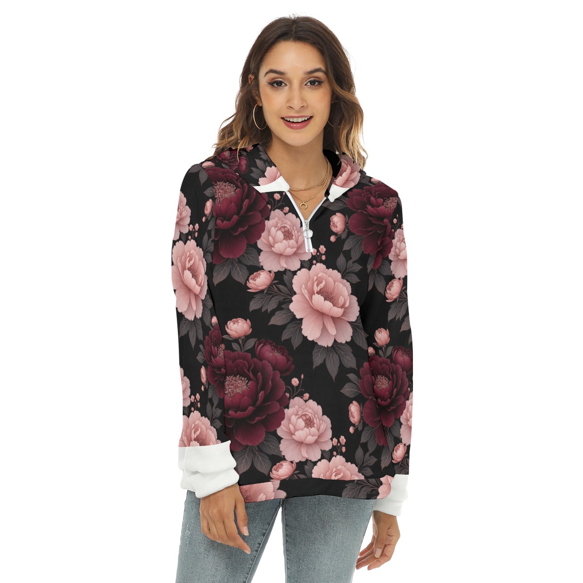 Bluza rozpinana z kapturem